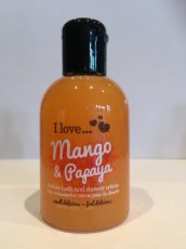 BA001_F006_ML_mini Mango and Papaya - Bath and Shower - 100 ml.