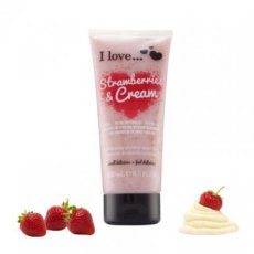 SS001_F010_ML Strawberries and Cream - Exfoliating - 200 ml.